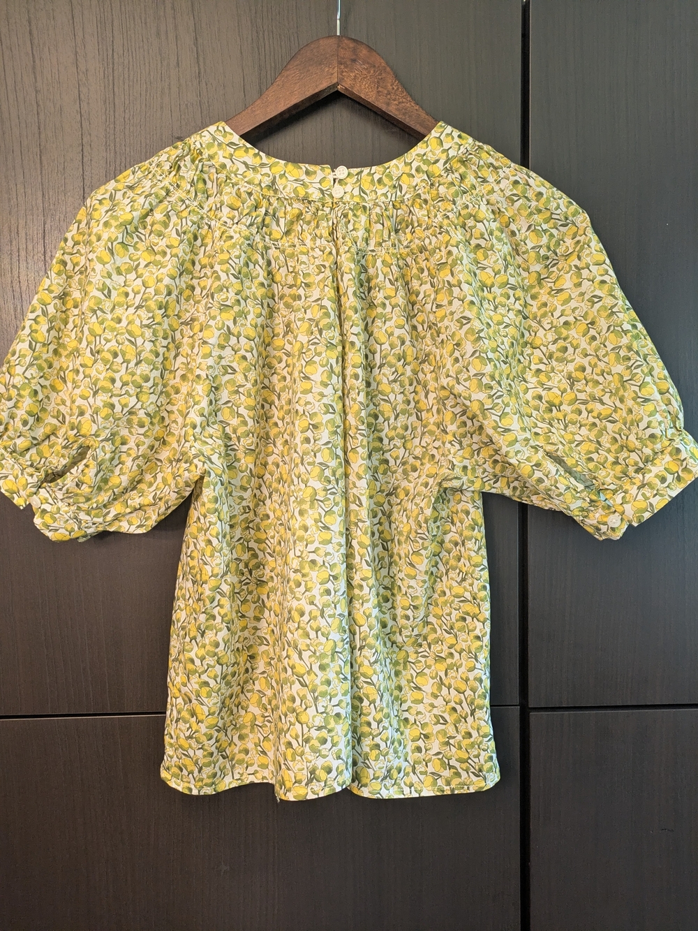 J. Crew Floral Puff-Sleeve Blouse Sz S - Picture 2 of 7